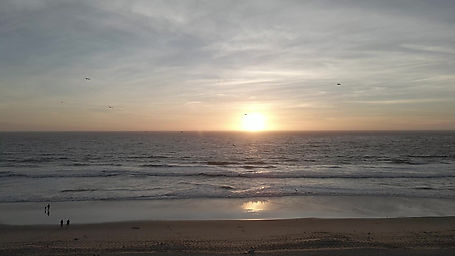 Sunset off of the coast of Santa Monica